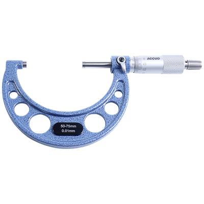 Basetech 1599709 Micrometer 75 mm (max) Reading: 0.01 mm DIN 863-1
