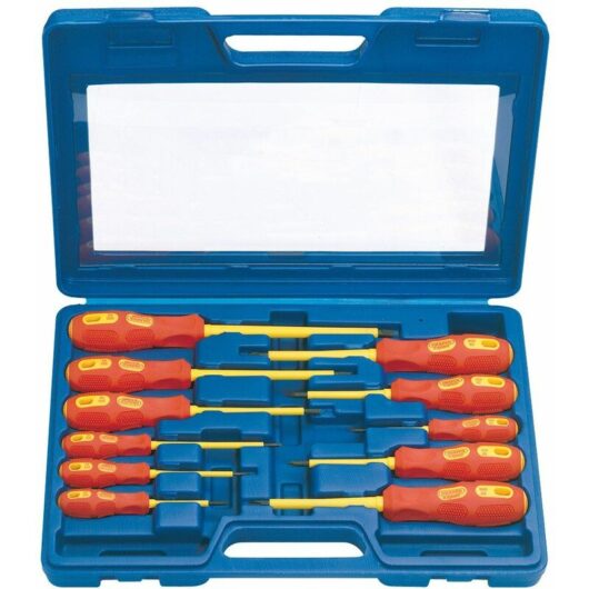 Draper Fully Insulated Screwdriver (11 Piece) (69234)