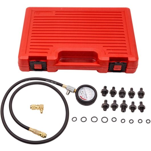 Engine Oil Pressure Test Kit Tester Car Garage Tools Oil Switch Port Adaptors uk