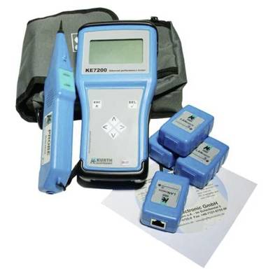 Kurth Electronic KE7200 PRO Kit Network tester Continuity, Location, Cable tracking, Polarity, Break
