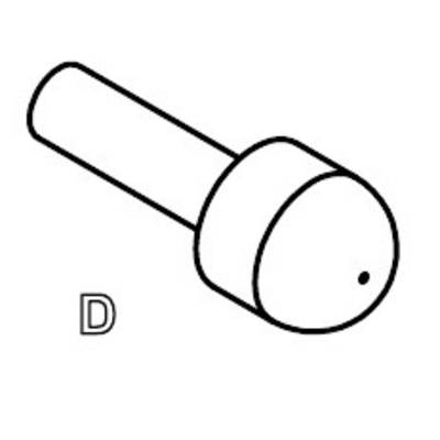 PTR Hartmann 1015-D-0.7N-AU-0.65C Precision test tip