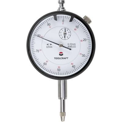 TOOLCRAFT Dial gauge 10 mm Reading: 0.01 mm