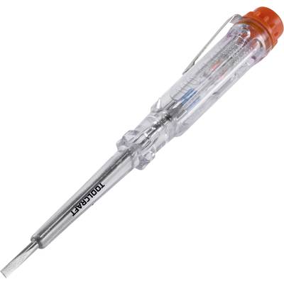 TOOLCRAFT TO-7015524 Voltage tester Blade width: 3 mm Blade length: 60 mm Voltage (range): 100 - 250 V AC
