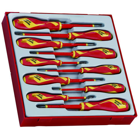 Teng Tools Teng TTDV910N 10 Piece Insulated Screwdriver Set