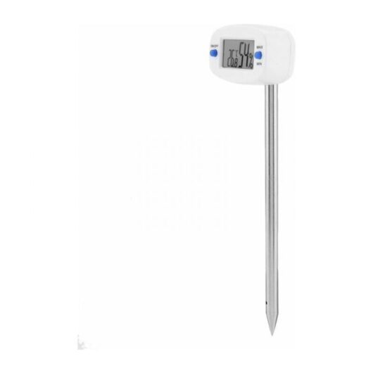 1pcs Digital Soil Hygrometer LCD Display Temperature Humidity Tester with Probe, Electronic Soil Tester for Garden Plants