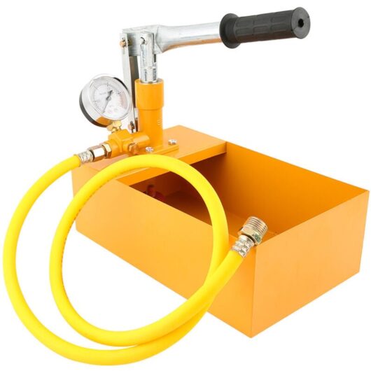 Aluminum 2.5Mpa 25Kg Manual Water Pump Pressure Tester Hydraulic Testing Machine with G1/2' Pipe Pressure Test Pump