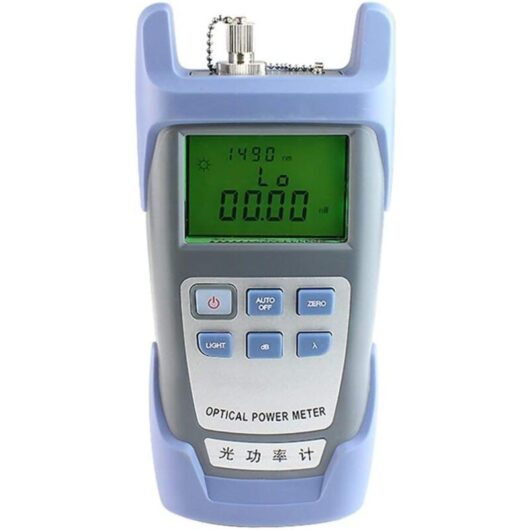 Aougo - Optical Fiber Photometer Optical Cable Tester Optical Fiber Tester -70 dBm to +10 dBm