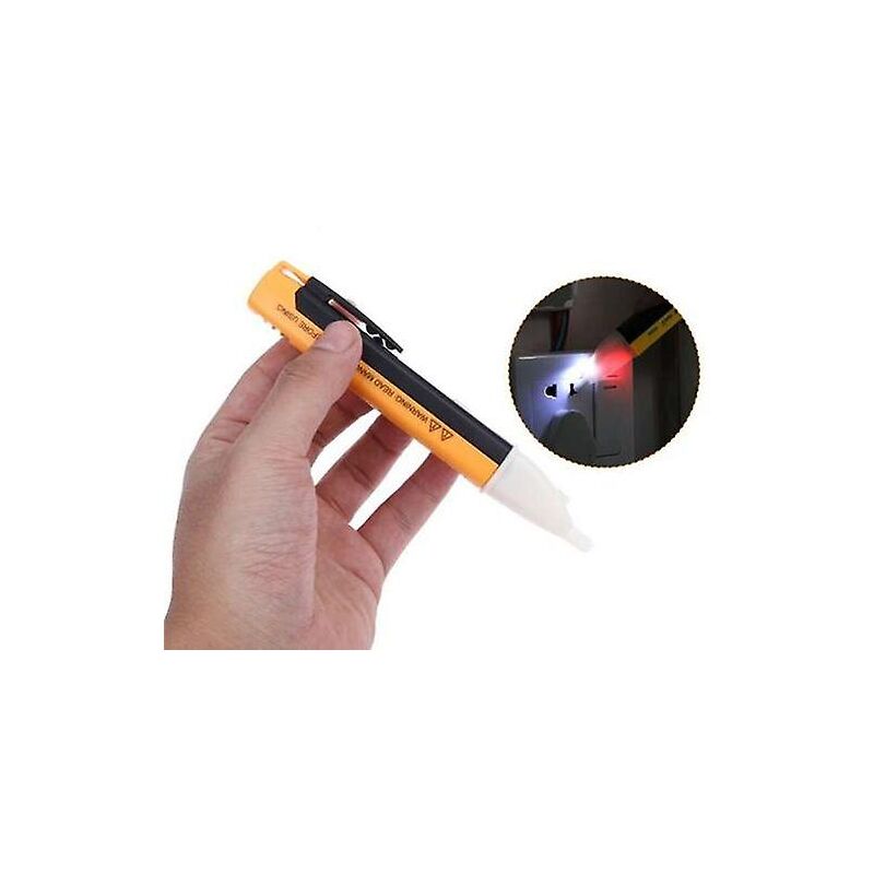 Ccykxa - Electricity Detector Test Pencil Digital Tester Electric Voltage Tester Detector Blue