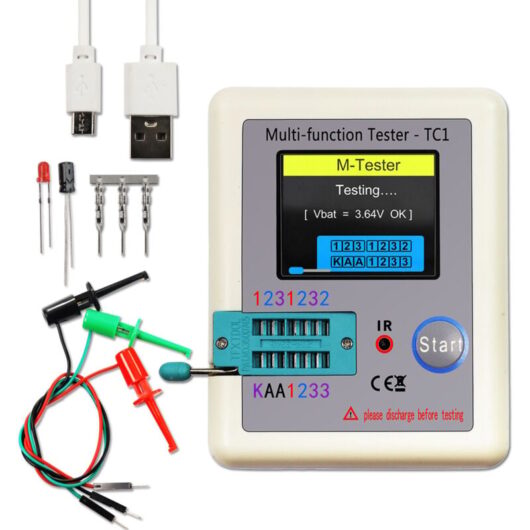 Ccykxa - LCR-TC1 Multifunctional Transistor Tester, Color Graphic Display