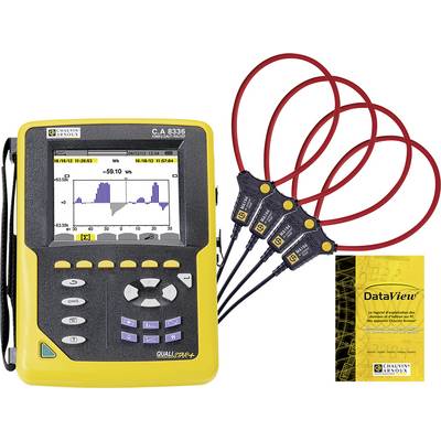 Chauvin Arnoux C.A 8336 Network diagnostics 3-phase Graphic display, Clamp meter, Data logger