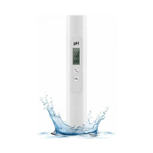 Electronic ph Meter Tester, Measuring Range 0-14 pH, High Precision Pool ph Tester, ph Meter for Swimming Pool, Aquarium, Drinking Water
