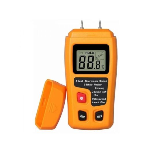 Ikodm - Portable Wood Moisture Tester lcd Moisture Meter Wood Moisture Detector for Firewood Paper Moisture Measurement
