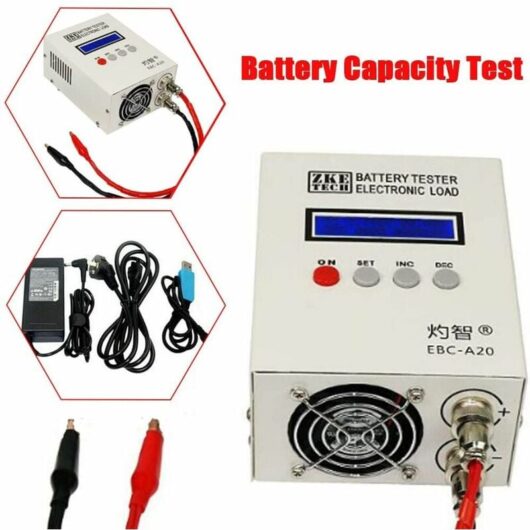 Osuper - Li-Po Battery Capacity Tester EBC-A20 Battery Tester 5A Charging 20A Discharging 85W Multifunction Battery Capacity Tester