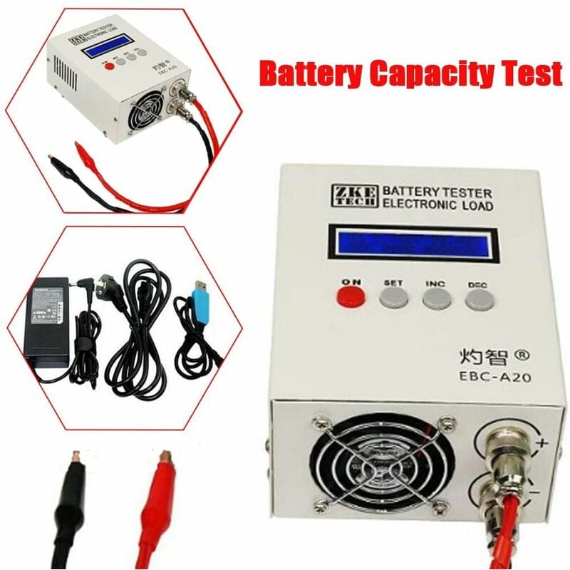 Osuper - Li-Po Battery Capacity Tester EBC-A20 Battery Tester 5A Charging 20A Discharging 85W Multifunction Battery Capacity Tester