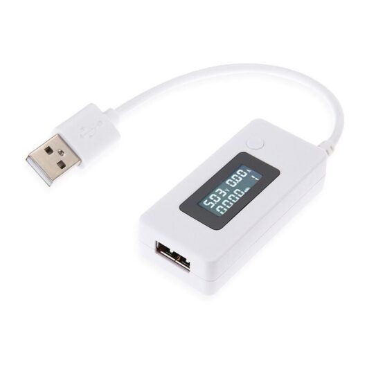 Usb Power Meter, Current Voltage Tester, Multimeter, usb Charger, Current Voltage Capacity Detector for Computer, Phone, Power Bank