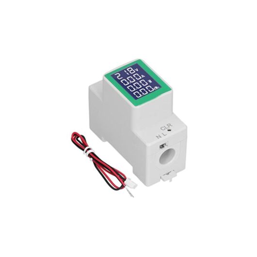Gotrays - PZEM-008 AC50-300V/100A lcd Screen Digital Display Multifunctional Table Guide Voltage Tester Ammeter Voltmeter with Backlight