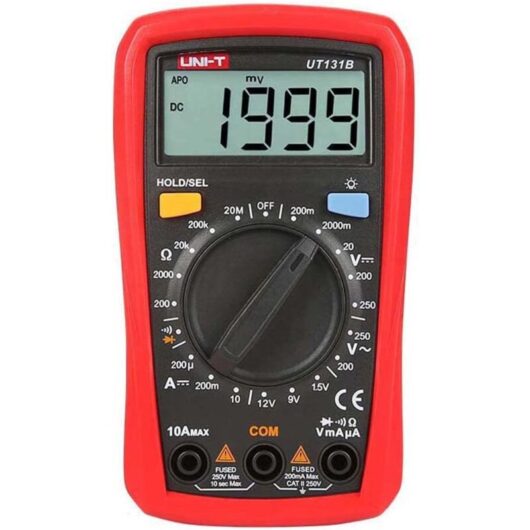 Gotrays - UT131B Digital Multimeter, ad/dc Voltage and Current Tester with Resistance Capacitance, ncv Test and Temperature Measurement