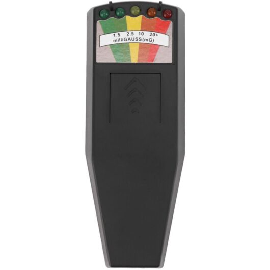 Groofoo - Nuclear Radiation Detector Geiger Counter Household Radioactive Tester Nuclear Radiation Tester with Alarm Black