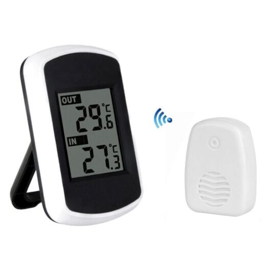 Lcd Wireless Indoor Outdoor Thermometer Temperature Measurement Room Temperature Tester