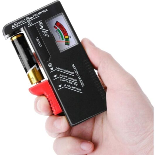 Universal Battery Tester, Digital Battery Tester, for AA AAA CD 9V Key Batteries 1.5V Battery Voltage Checker