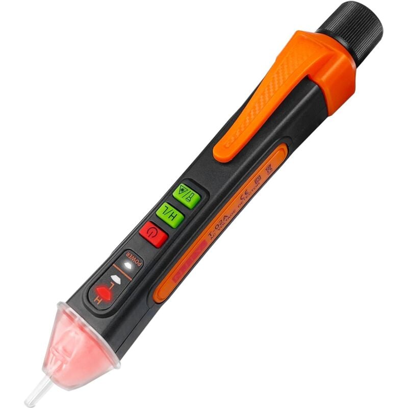 Voltage Tester Pen, Electrical Tester with Light, Voltage Detector with Sound and Light Buzzer, Non-Contact Voltage Detector, Dual Sensitivity