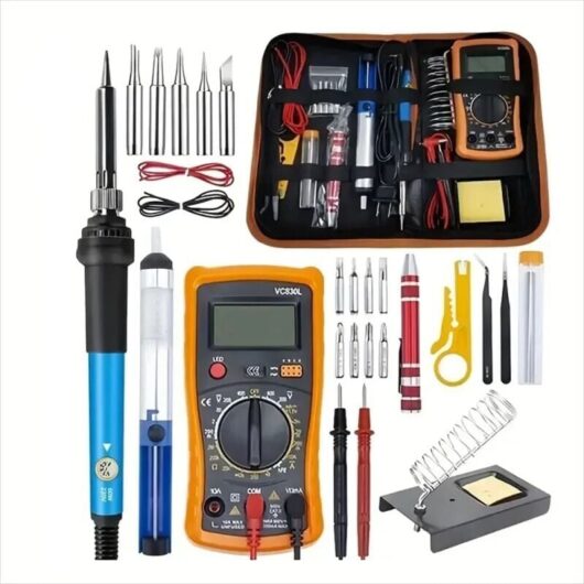 Ymyny - Digital Multimeter Multimeter 18-piece Set Digital Multimeter with Auto Range Professional Electrical Tester loy