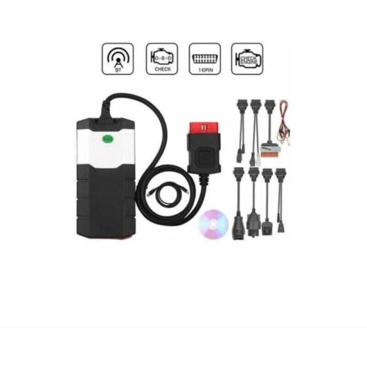 Ymyny - Ds150E Bt cdp tcs Error Car Truck Diagnostic Tool with 8 Cables obd 2 Car Code Reader Support Car Engine System Auto Diagnostic Tools Truck