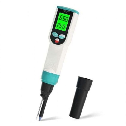 Ymyny - atc Food pH Tester ph Meter, Waterproof Digital Food pH Meter with High Precision pH/Temperature Probe mumu