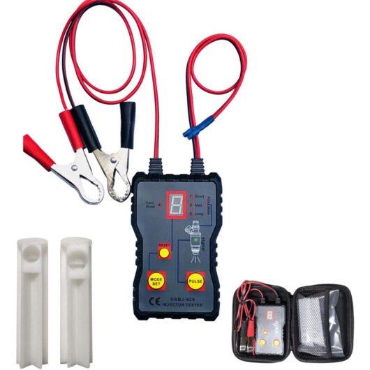 Fuel Injector Tester and Adapter for Diagnosing and Cleaning Injectors DIY Cleaning Tool Kit (Injector Tester + Adapter)