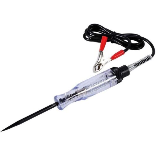 Tinor - Voltage Circuit Tester, Electrical Test Pen Probe Tester 6V/24V for Low Voltage Systems, Fuse, Switch, Wires