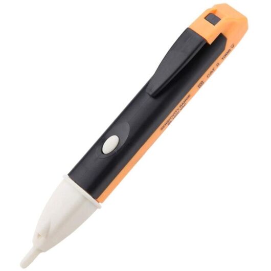 Tinor - Voltage Tester, 90V-1000V Non-Contact Electric Voltage Tester Digital Tester Power Detector 1AC-D Test Pencil with Flashlight