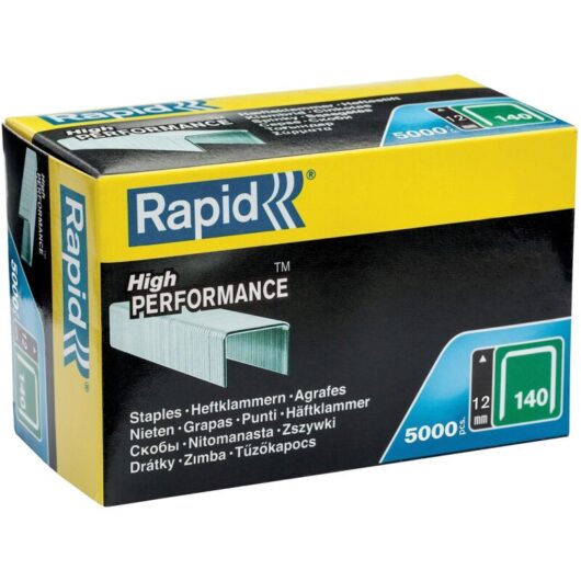 140/12MM Galvanised Staples (Pack-5000) - Rapid