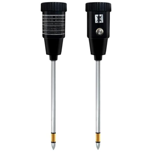 26×5×5cm) Soil ph Moisture Meter, 2 in 1 High Accuracy Sensitive Soil ph Tester and Hygrometer with Rustproof Metal Probe - Csparkv