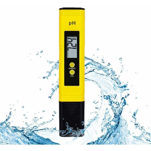 Digital ph Meter, High Precision Water Quality Tester with pH Range 0-14 for Home Drinking, Hydroponics, Aquarium, Brewing, Lab, Swimming Pool, Pen