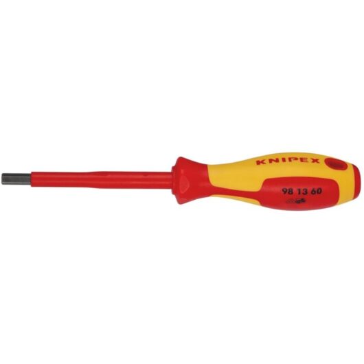 Draper 6mm VDE Insulated Hexagon Screwdriver (Model 18779) - Professional-Grade Hex Screwdriver for Electrical and Precision Work