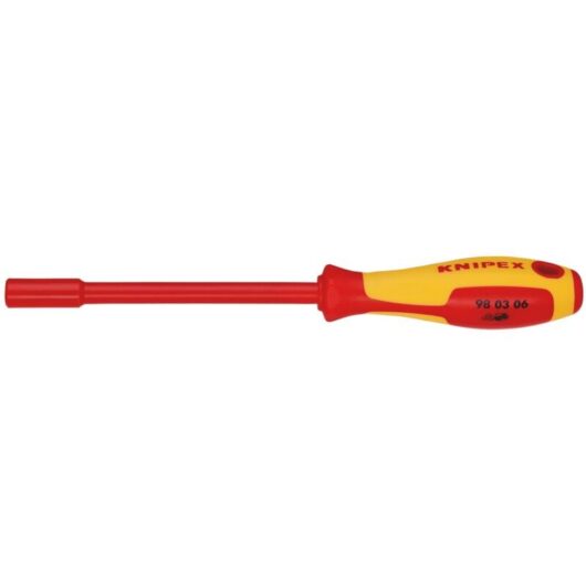 Draper 6mm VDE Insulated Nut Driver (Model 18735) - Professional-Grade, Safety-Approved Tool for Electrical Work