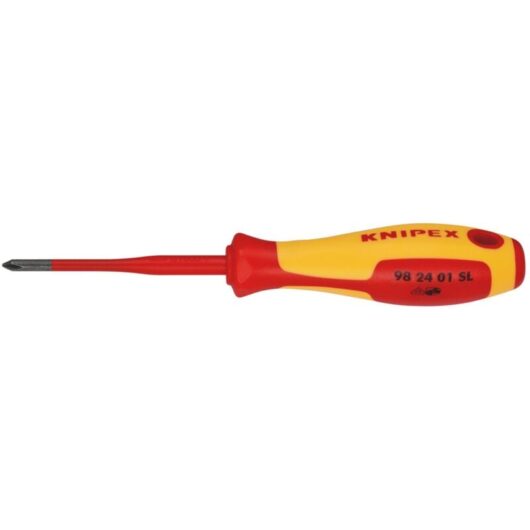 Draper PH1 Slimline VDE Insulated Phillips Screwdriver Model 72452 - Precision Electrical Screwdriver for Safe and Efficient Work