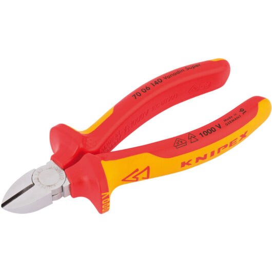 Knipex - 140mm Fully Insulated Diagonal Side Cutter (81254)