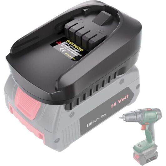 18V Battery Adapter Converter for Bosch PBA 18V Cordless Tool System Compatible with BAT609 Bosch GBA 18V Battery Replacement for Bosch PBA 18V