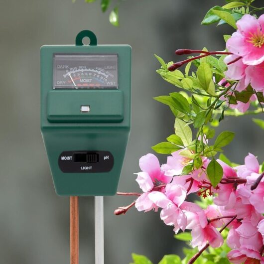 3-in-1 Soil pH Tester, Soil Tester Kit, Plant Humidity Tester, Soil pH Meter for Flowers/Grass/Plants/Garden/Farm/Lawn 2905038MM