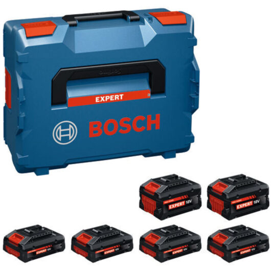 Bosch PRO 18v Battery Pack 4xEXBA18V-40 + 2xEXBA18V-80 L-Boxx 136 1600A0373G