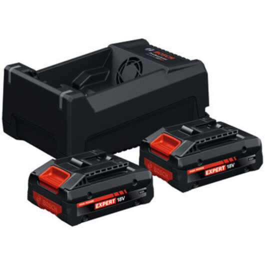Bosch PRO 18v Starter Set 2x EXBA18V-40 + GAL 12V/18V-80 Carton box 1600A0373L