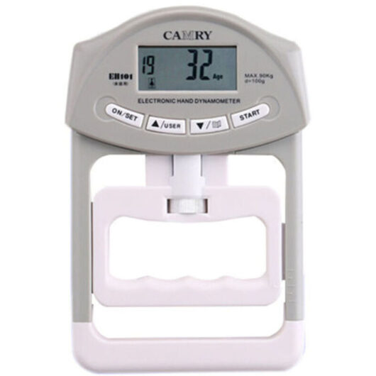 Camry Digital Grip Strength Dynamometer with Automatic Recording, 200 lbs/90 kg