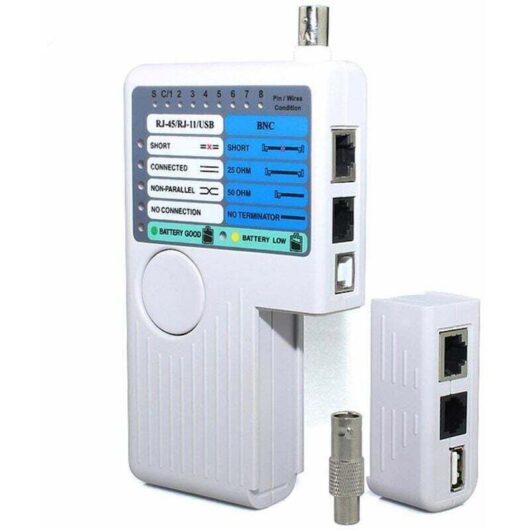 RJ11 RJ45 USB BNC Network Cable Tester for UTP STP LAN Cable Tracer