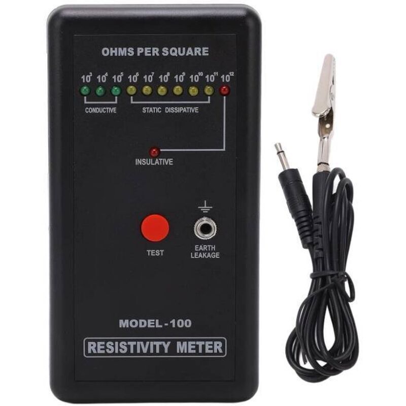 Resistance tester, surface resistivity tester, resistivity measurement, earth resistance, antistatic tester, resistance measuring instrument