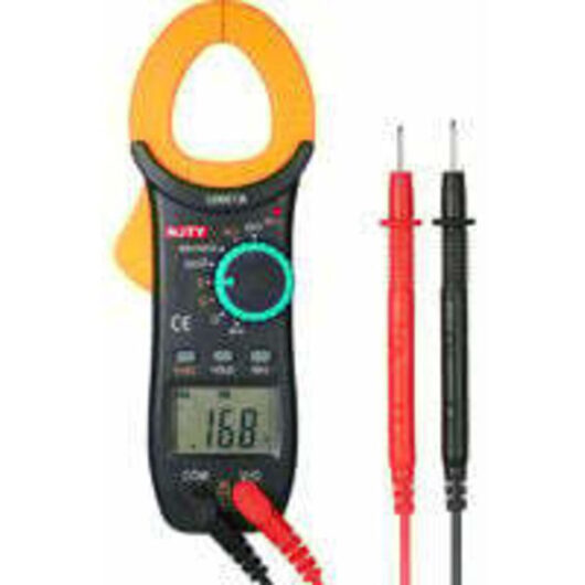 Digital clamp meter, automatic range selection, 2000 measurement points - capacitance, continuity, audible signal, multimeter, measuring probe, clamp