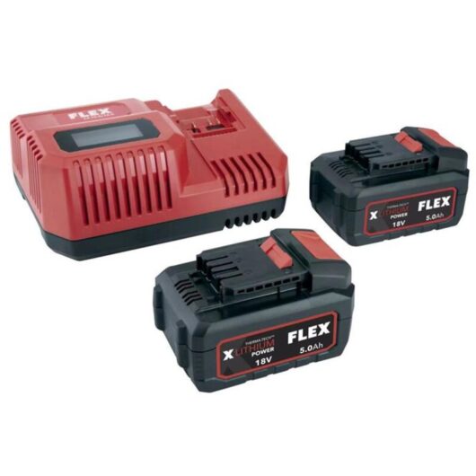 Flex Power Tools P-Set 55 R/Bs 18V Battery & Charger Set