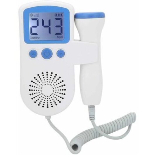 Home Fetal Doppler, Baby Pocket Heartbeat Monitor Heartbeat Doppler for Pregnancy and Clearblue Test