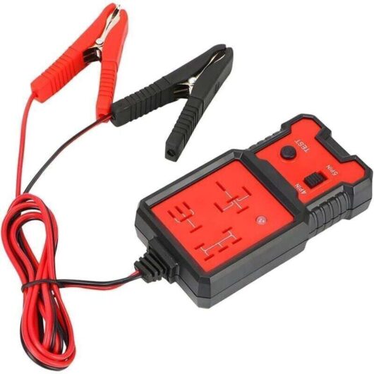 [NEVER USED] 12V Automotive Electronic Relay Tester, Relay Test Tool for Batteries, Auto Relay Diagnostic Tool, Car Battery Checker with Clips, Heat