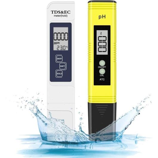 [NEVER USED] 4-in-1 Electronic pH Meter for Swimming Pools, pH, TDS, and Temperature, with LCD Screen, for Drinking Water, Aquariums, Hydroponics,